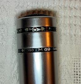 Microfono vintage per armonica Geloso M 69