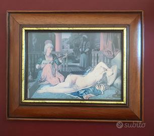 stampa "Odalisca con schiava"  Ingres