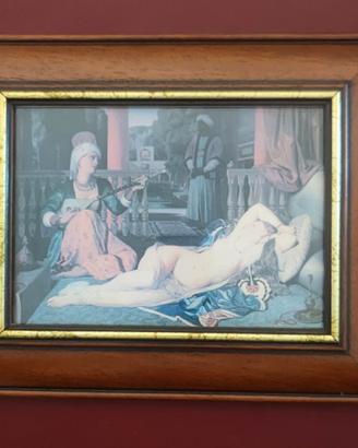 stampa "Odalisca con schiava"  Ingres
