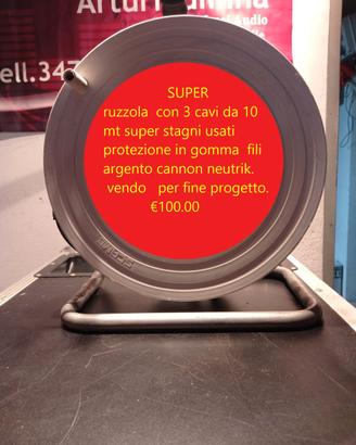 cavi per strumenti musicali cannon