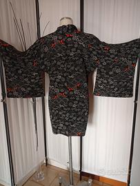 Haori autentico giapponese antico in seta 