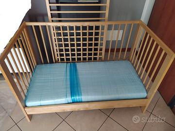 struttura letto compreso di materasso