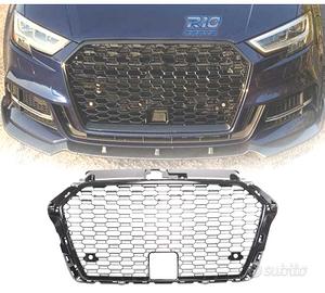 GRIGLIA AUDI A3 8V 16-20 LOOK RS3 NERO ACC