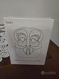 Cuffie Bluetooth BUWY impermeabili Nuove