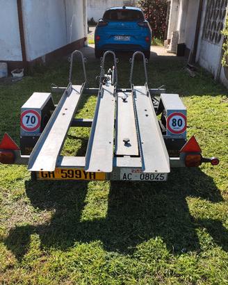 Carrello porta moto 