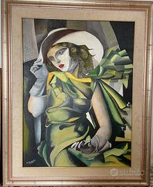 Quadro dipinto a mano firmato O. Scapolo