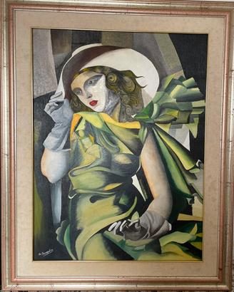 Quadro dipinto a mano firmato O. Scapolo
