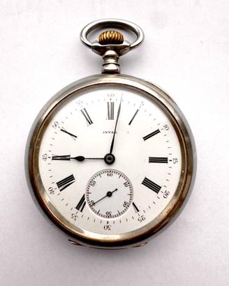 Orologio da tasca INVAR 1910 1913 cassa 55