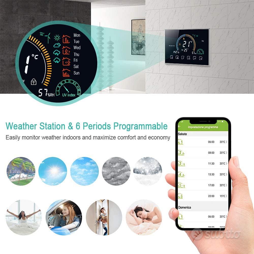 Termostato Caldaia a Gas Smart Wifi Alexa Google H - Elettrodomestici In  vendita a Roma