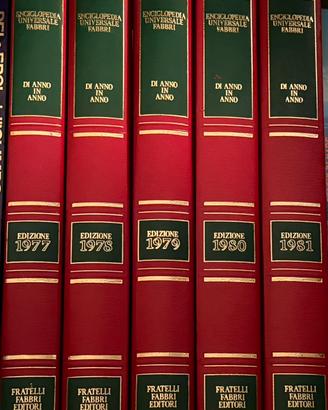 Enciclopedia Universale Fabbri di anno in anno