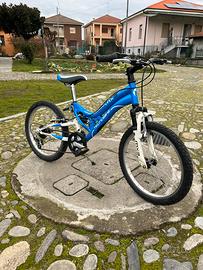 Bicicletta mountain bike full, tecnobike mx3