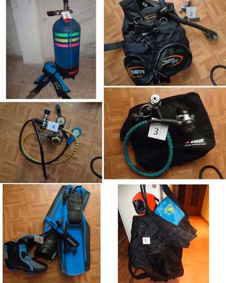 attrezzatura subacquea