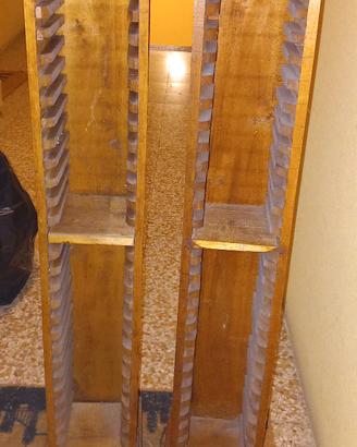 porta CD legno etnico 