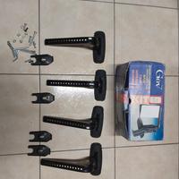 Kit staffe per barre auto Gev n.40