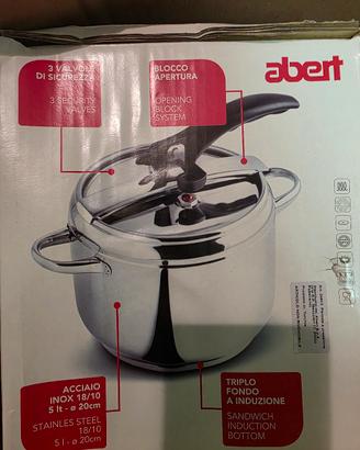 Pentola a Pressione  Abert Hotpot 5 L Acciaio 