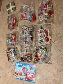 costruzioni caserma pompieri simil Lego