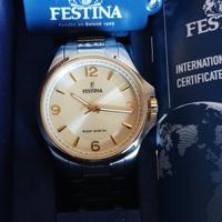OROLOGIO CARICA SOLARE UOMO FESTINA SOLAR ORO