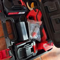 Forbici potatura elettriche nuove con 2 batterie. 