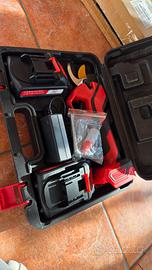 Forbici potatura elettriche nuove con 2 batterie. 