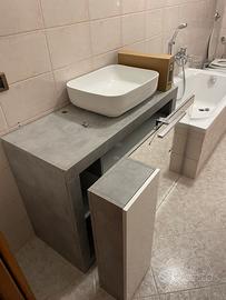 Mobile da bagno Mondo convenienza grigio