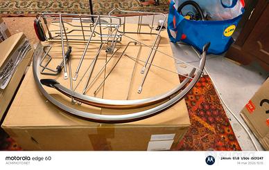 Lotto ricambi bici MTBCity parafanghi  portapacchi