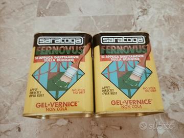 2 barattoli di vernice per metallo Saratoga fetnov