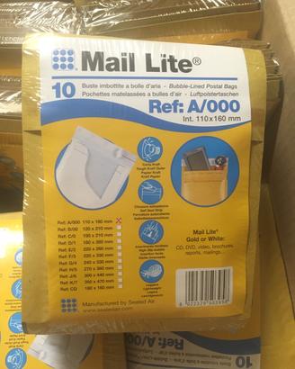 Busta bolle d'aria x10