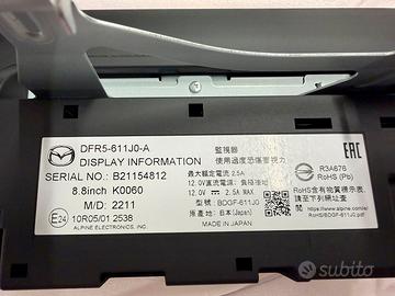 DFR5611J0A Display multifunzione mazda cx30 ‘21-23