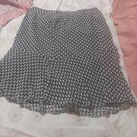 Gonna a ruota - bianca e nera