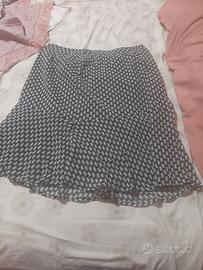 Gonna a ruota - bianca e nera