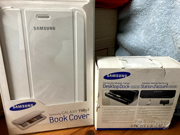 Cover Samsung Tab2 dock x ricarica originali