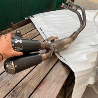 Scarico Akrapovic dual xsr 700 mt 07 omologato
