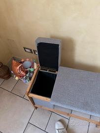 Porta valigie con scarpiera