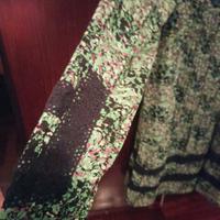 Vestito Sfondo Verde con Piccoli Fiorellini 