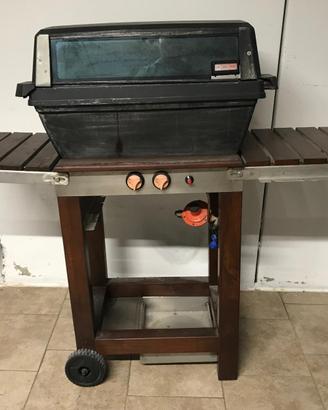 Barbecue a gas