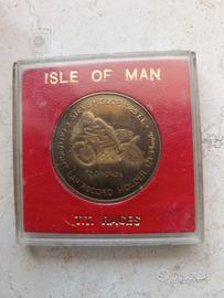 ISLE OF MAN  medaglia 1989  Steve Hislop