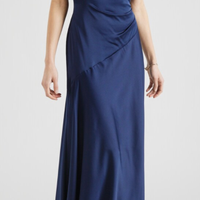 Abito da sera blu raso firmato Ralph Lauren