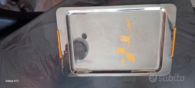 vassoio in acciaio inox 