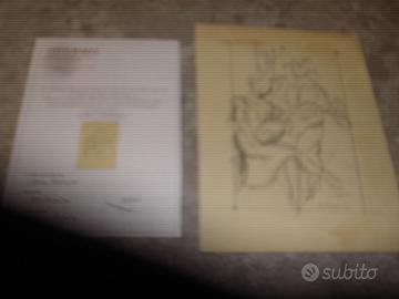 Copia d'autore Severini disegno a matita.