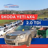 Skoda yeti 4x4 2.0 tdi ricambi usati vettura rotta