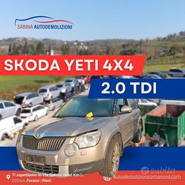 Skoda yeti 4x4 2.0 tdi ricambi usati vettura rotta