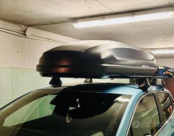 Box da tetto auto + barre portatutto