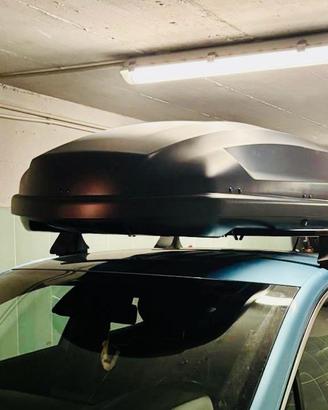 Box da tetto auto + barre portatutto