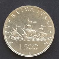 Caravelle 500 lire argento
