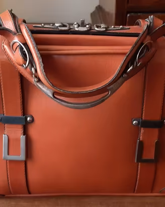 Borsa di pelle vintage 