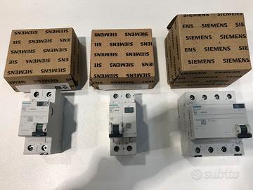 Interruttori automatici differenziali Siemens