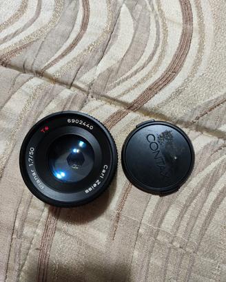 Obiettivo fotografico vintage Carl Zeiss Planar T 