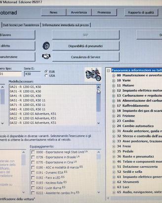 Manuale/programma officina Bmw R1200 GS LC std adv