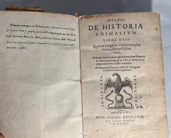De Historia Animalium Libri XVII Lugduni 1562