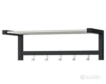 Appendiabiti da muro con mensola Ikea